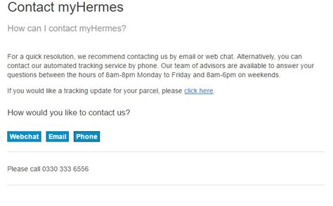 my hermes customer service email.